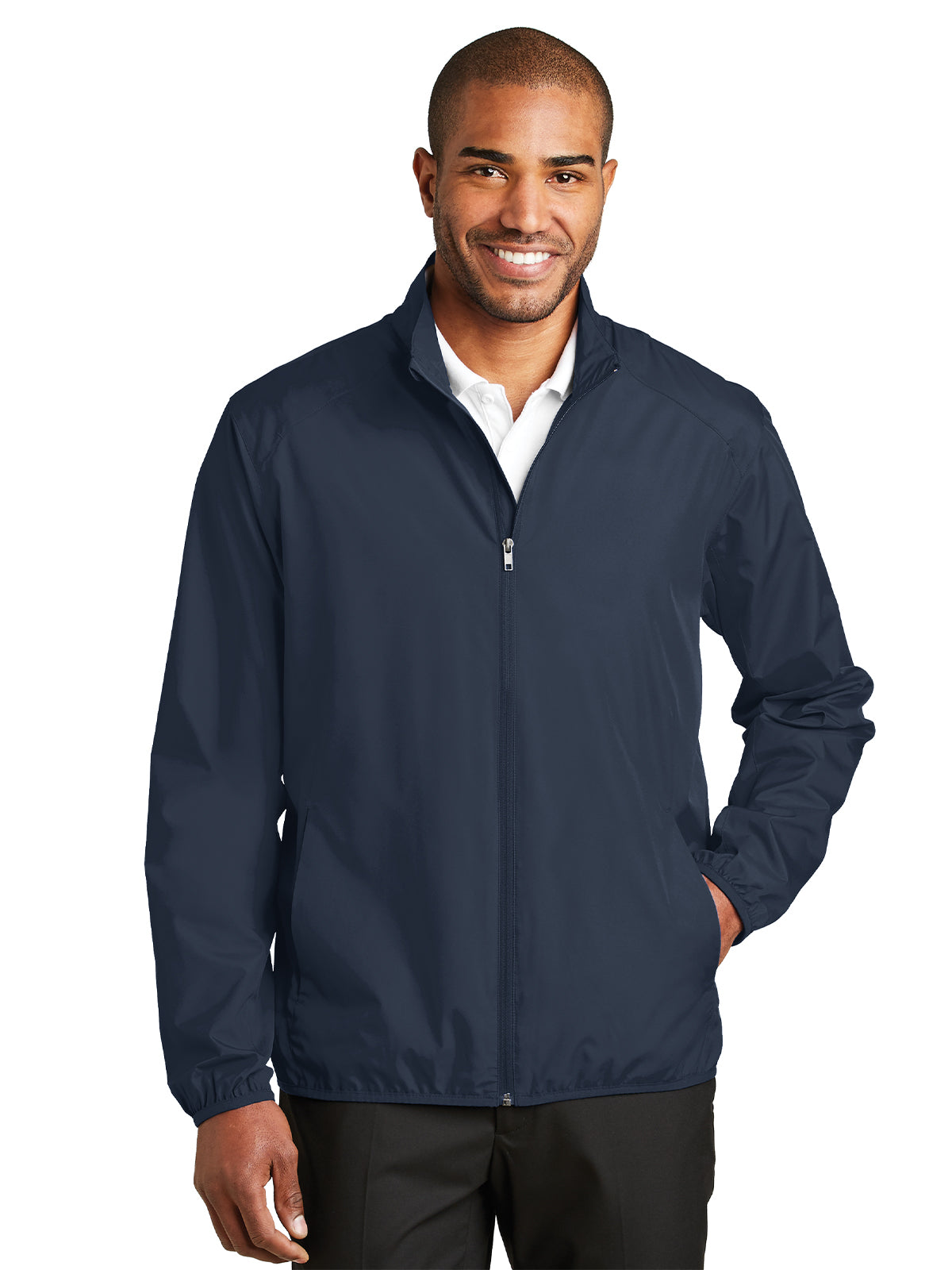 Men's Zephyr Full-Zip Jacket - J344 - Dress Blue Navy