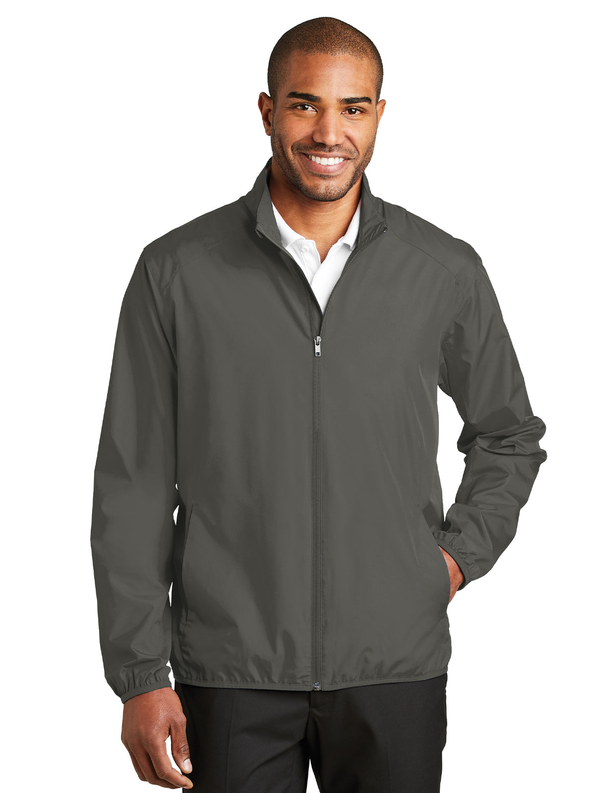 Men's Zephyr Full-Zip Jacket - J344 - Grey Steel