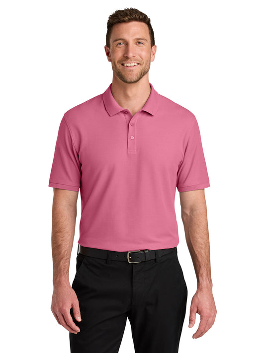 Men's Pocketless Wearever Signature Polo - K200 - Awareness Pink