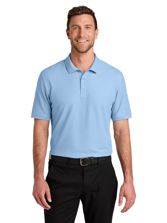 Men's Pocketless Wearever Signature Polo - K200 - Cloud Blue