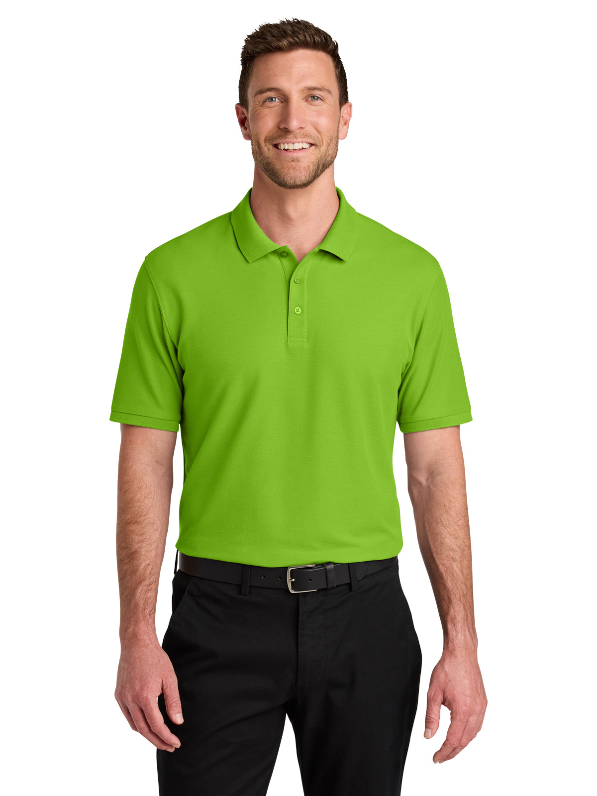Men's Pocketless Wearever Signature Polo - K200 - Lime