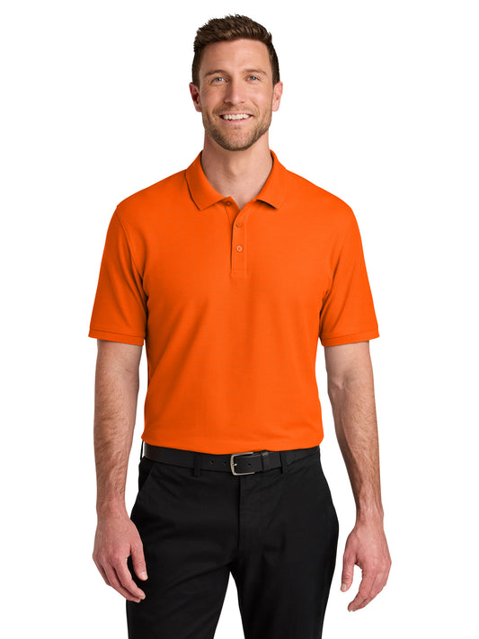 Men's Pocketless Wearever Signature Polo - K200 - Neon Orange