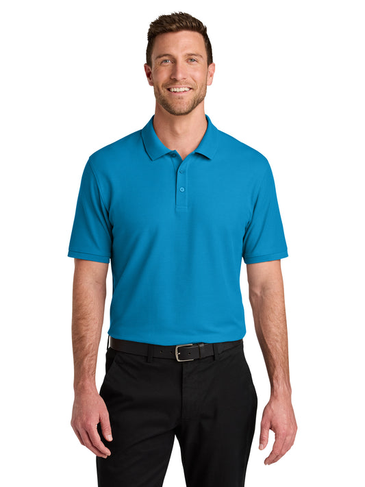 Men's Pocketless Wearever Signature Polo - K200 - Parcel Blue