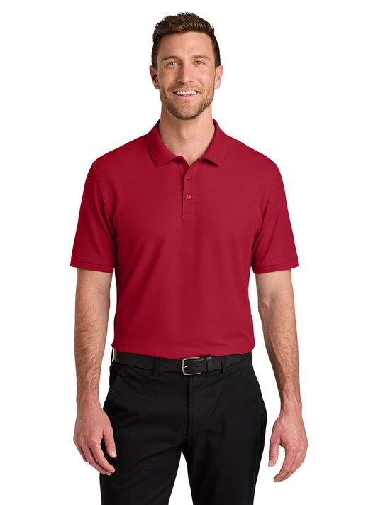 Men's Pocketless Wearever Signature Polo - K200 - Red