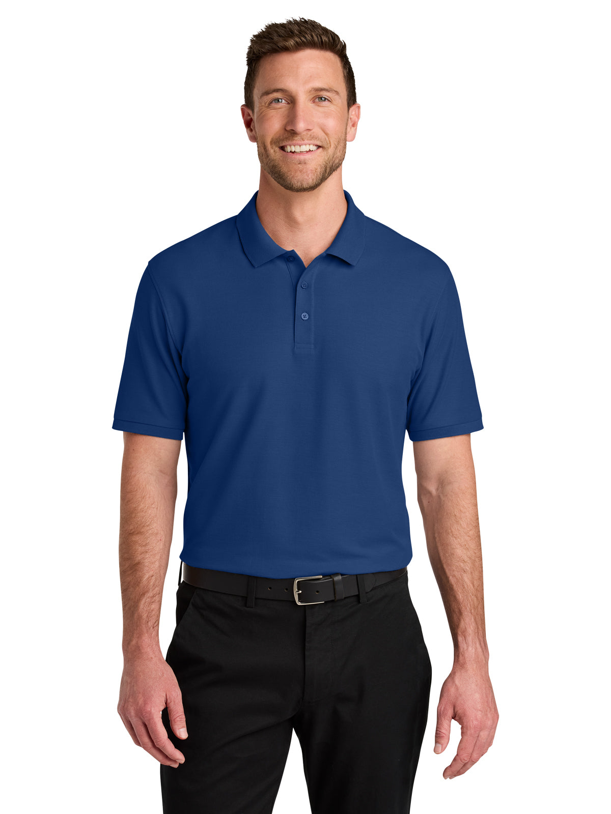 Men's Pocketless Wearever Signature Polo - K200 - Royal