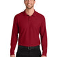 Men's Wearever Signature Pique Long Sleeve Polo - K200LS - Rich Red