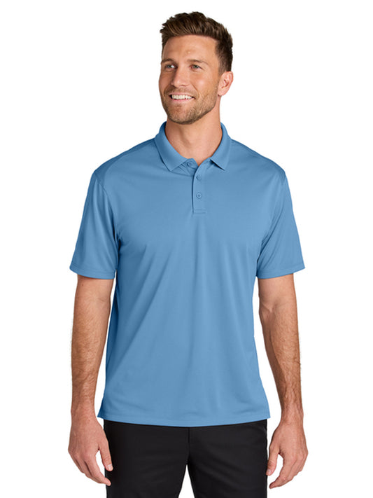Men's Pocketless Moisture Wicking Polo - K240 - Carolina Blue