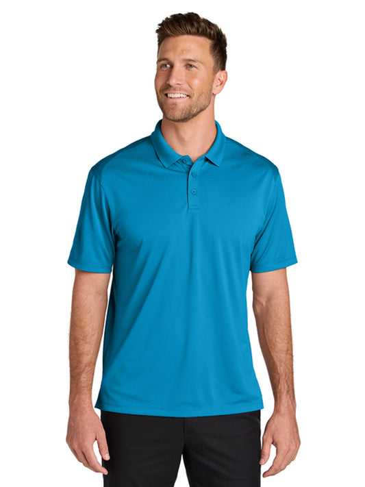 Men's Pocketless Moisture Wicking Polo - K240 - Parcel Blue