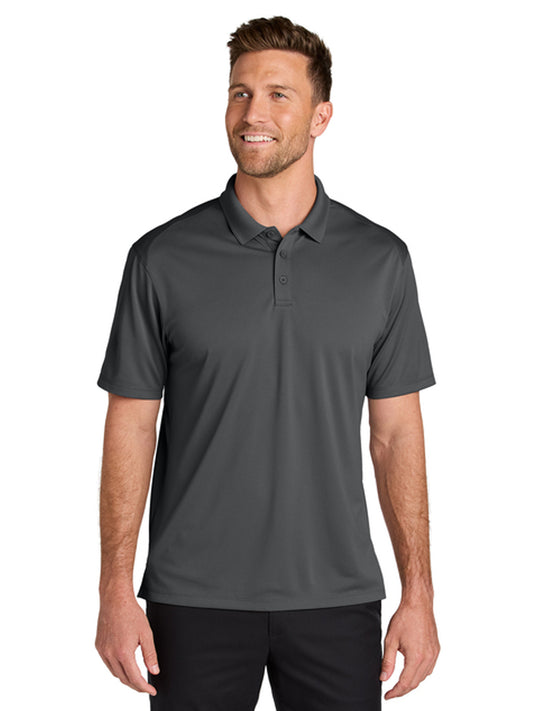 Men's Pocketless Moisture Wicking Polo - K240 - Storm Grey