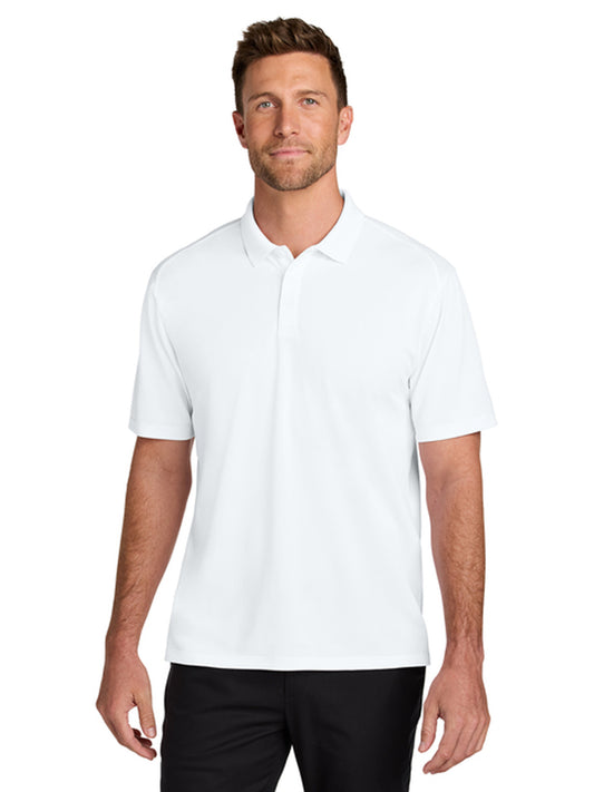 Men's Pocketless Moisture Wicking Polo - K240 - White