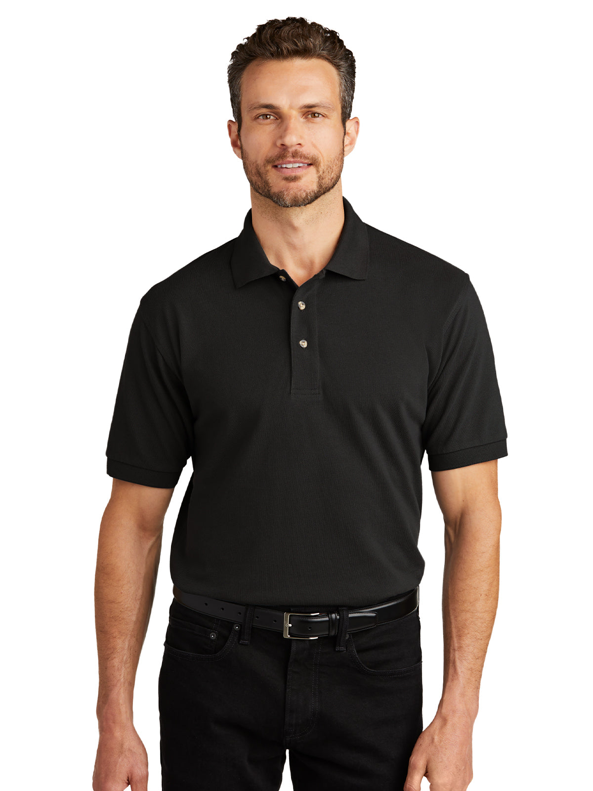 Men's Heavyweight Pique Polo