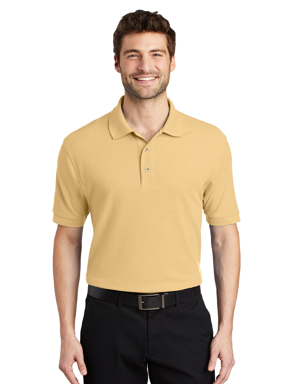 Men's Stretch Pique Polo - K500 - Banana