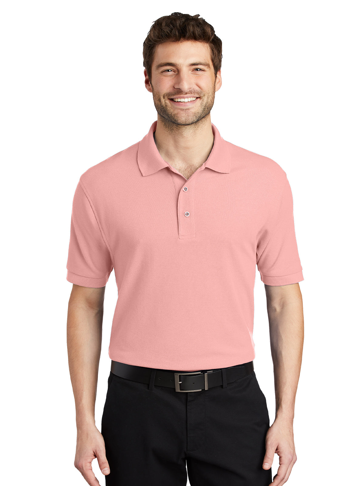 Men's Stretch Pique Polo - K500 - Light Pink