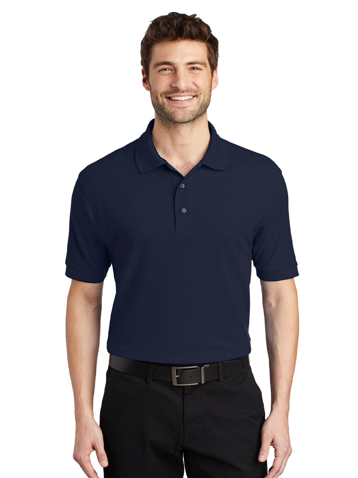 Men's Stretch Pique Polo - K500 - Navy