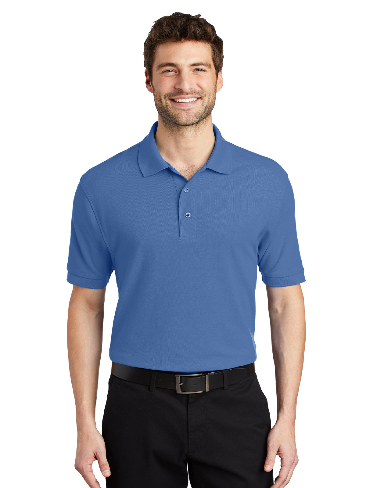 Men's Stretch Pique Polo - K500 - Ultramarine Blue