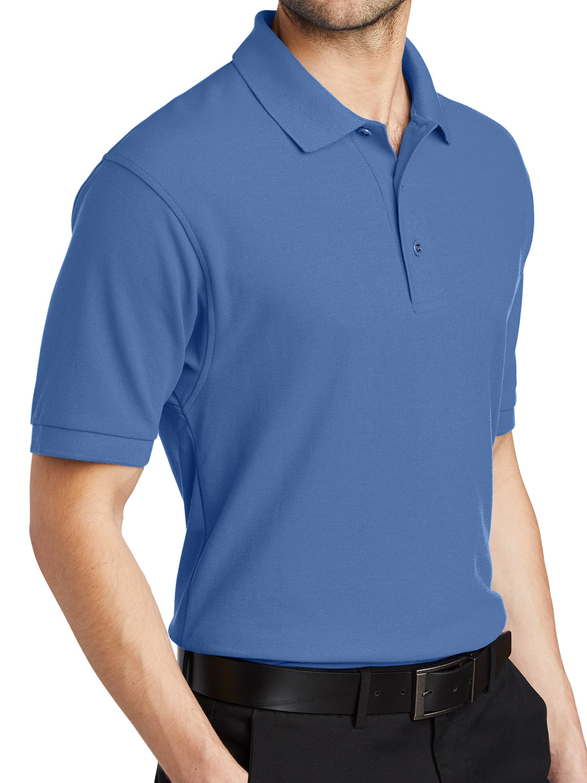 Men's Stretch Pique Polo