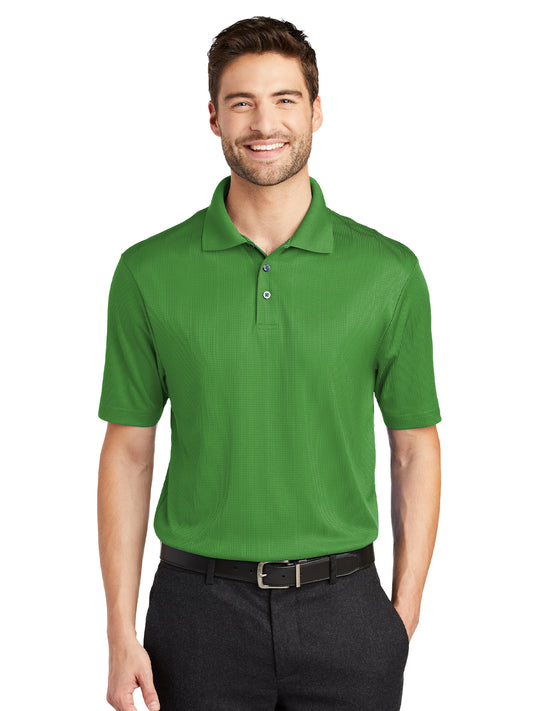 Men's Fine Jacquard Polo