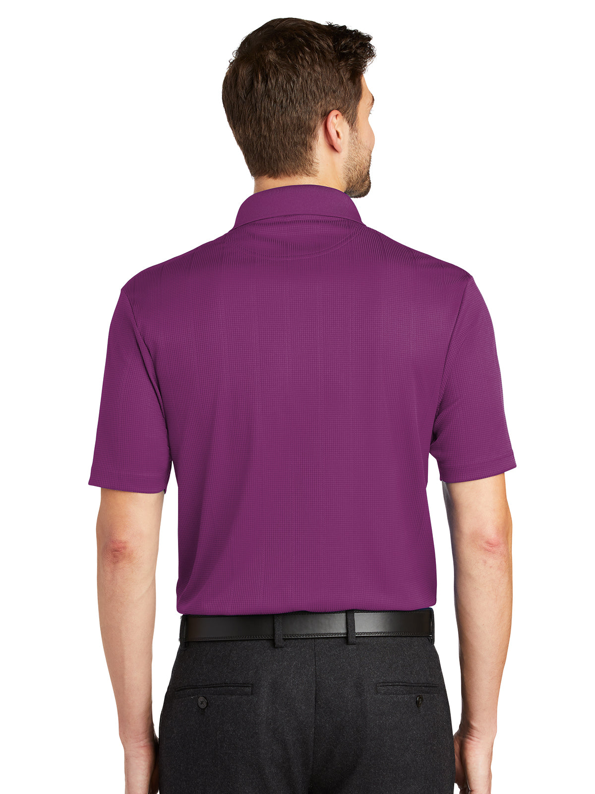 Men's Fine Jacquard Polo