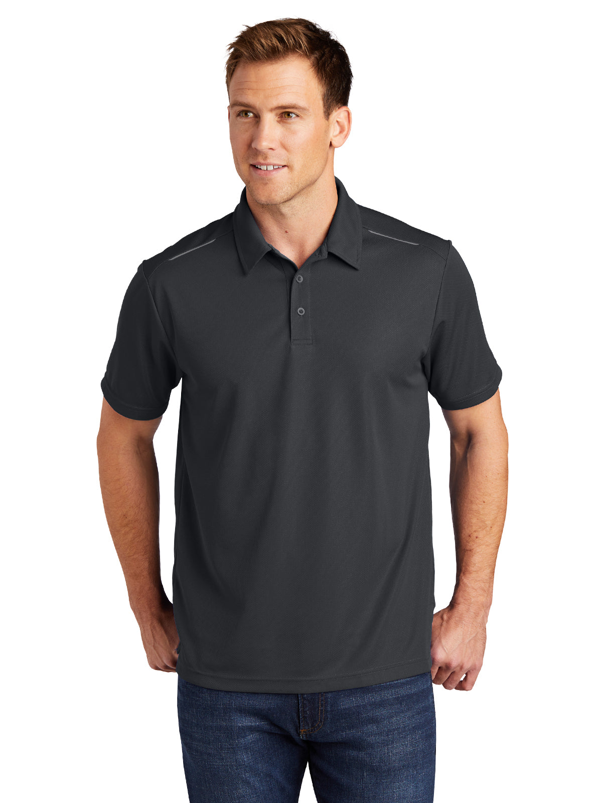 Men's Pinpoint Mesh Polo Shirt