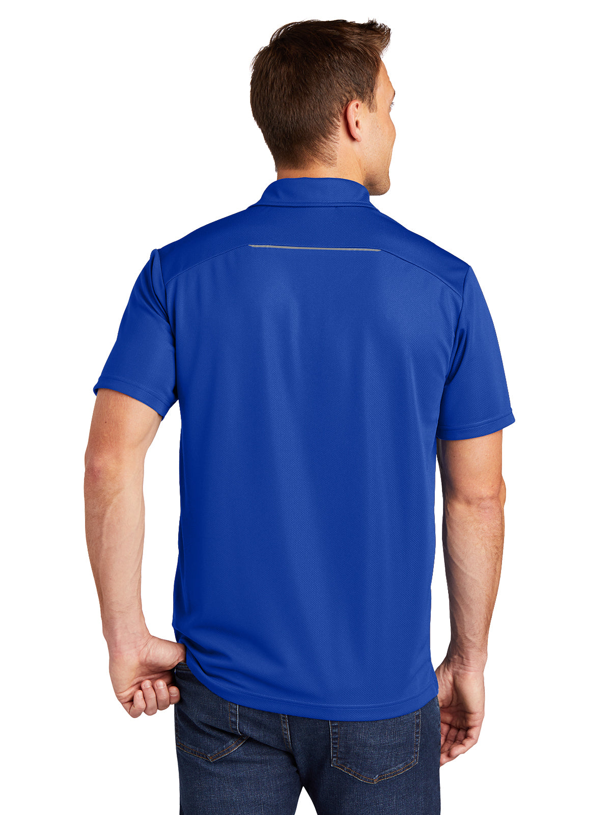 Men's Pinpoint Mesh Polo Shirt