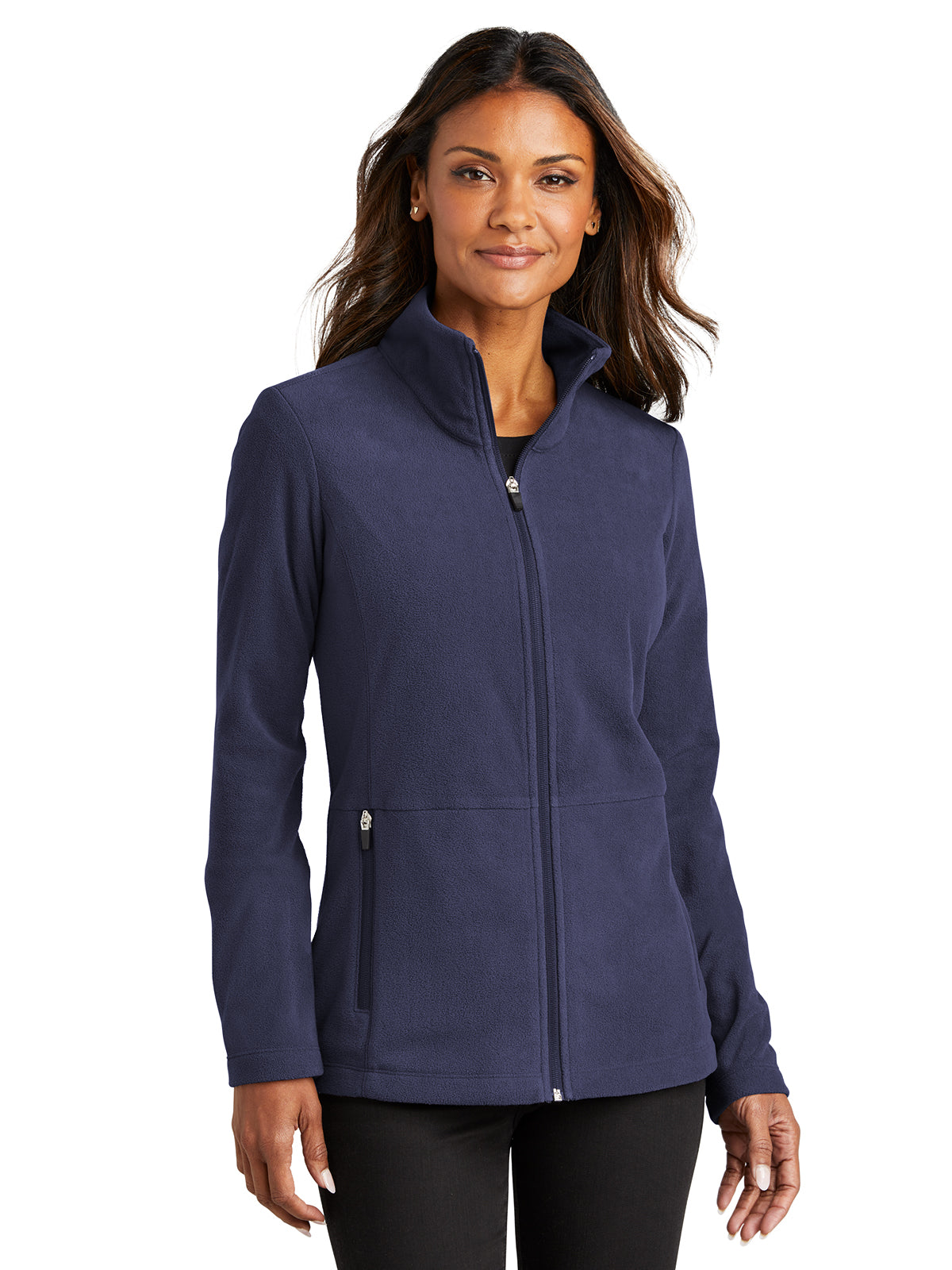 Women's Anti-Pill Microfleece Jacket - L151 - Navy