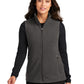 Women's Microfleece Vest - L152 - Pewter