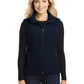 Women's Fleece Vest - L219 - True Navy