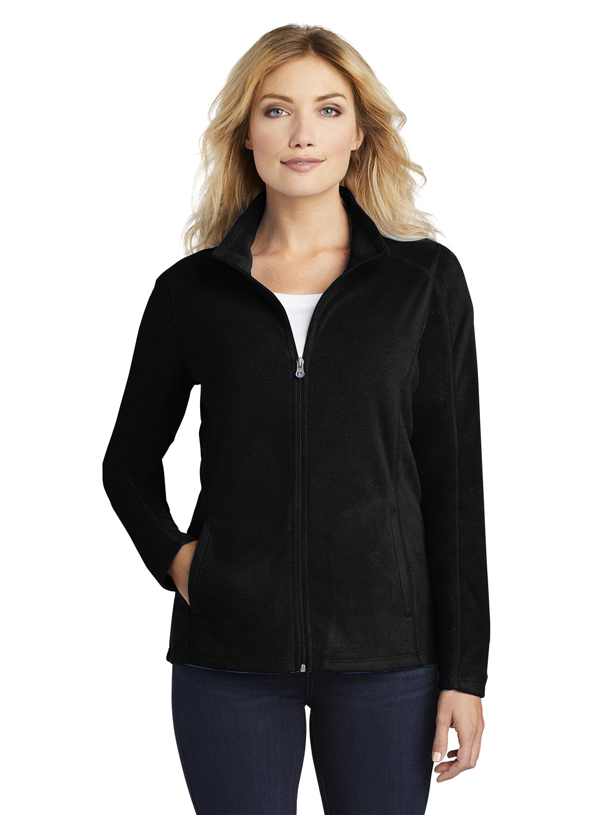 Women's Microfleece Jacket - L223 - Black