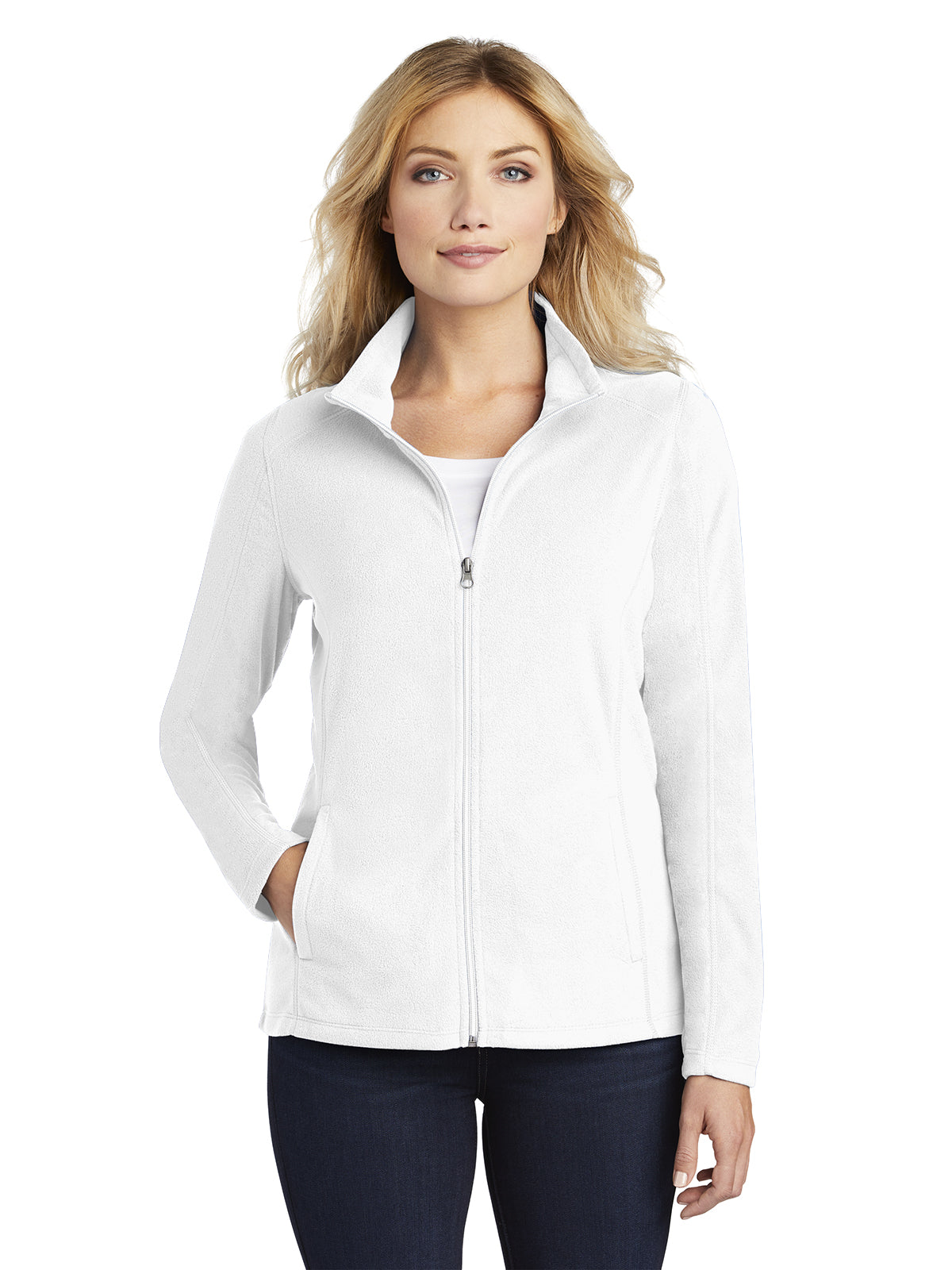 Women's Microfleece Jacket - L223 - White