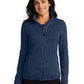 Women's Fleece Jacket - L232 - River Blue Navy Heather