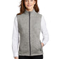 Women's Fleece Vest - L236 - Grey Heather
