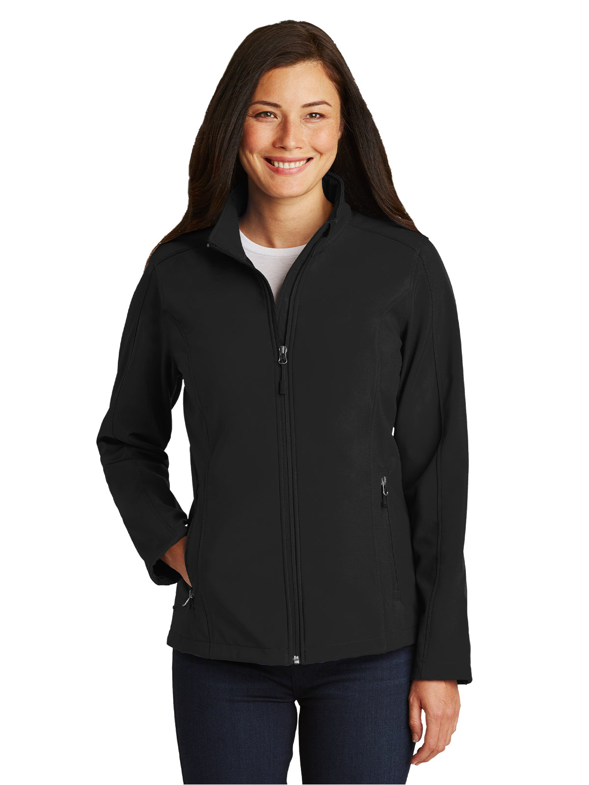 Women's Soft Shell Jacket - L317 - Black
