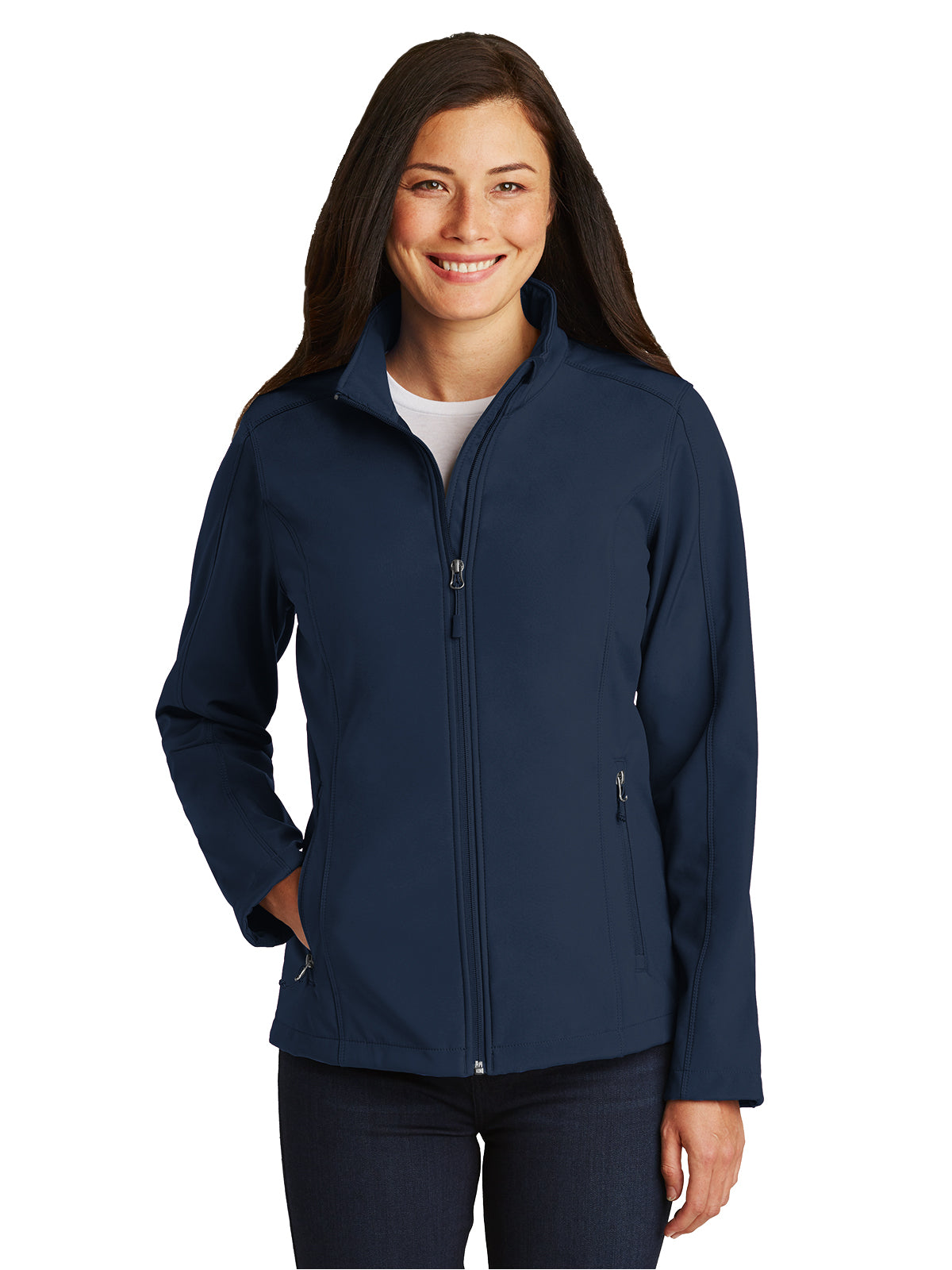 Women's Soft Shell Jacket - L317 - Dress Blue Navy
