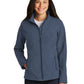 Women's Soft Shell Jacket - L317 - Navy Heather
