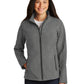 Women's Soft Shell Jacket - L317 - Pearl Grey Heather