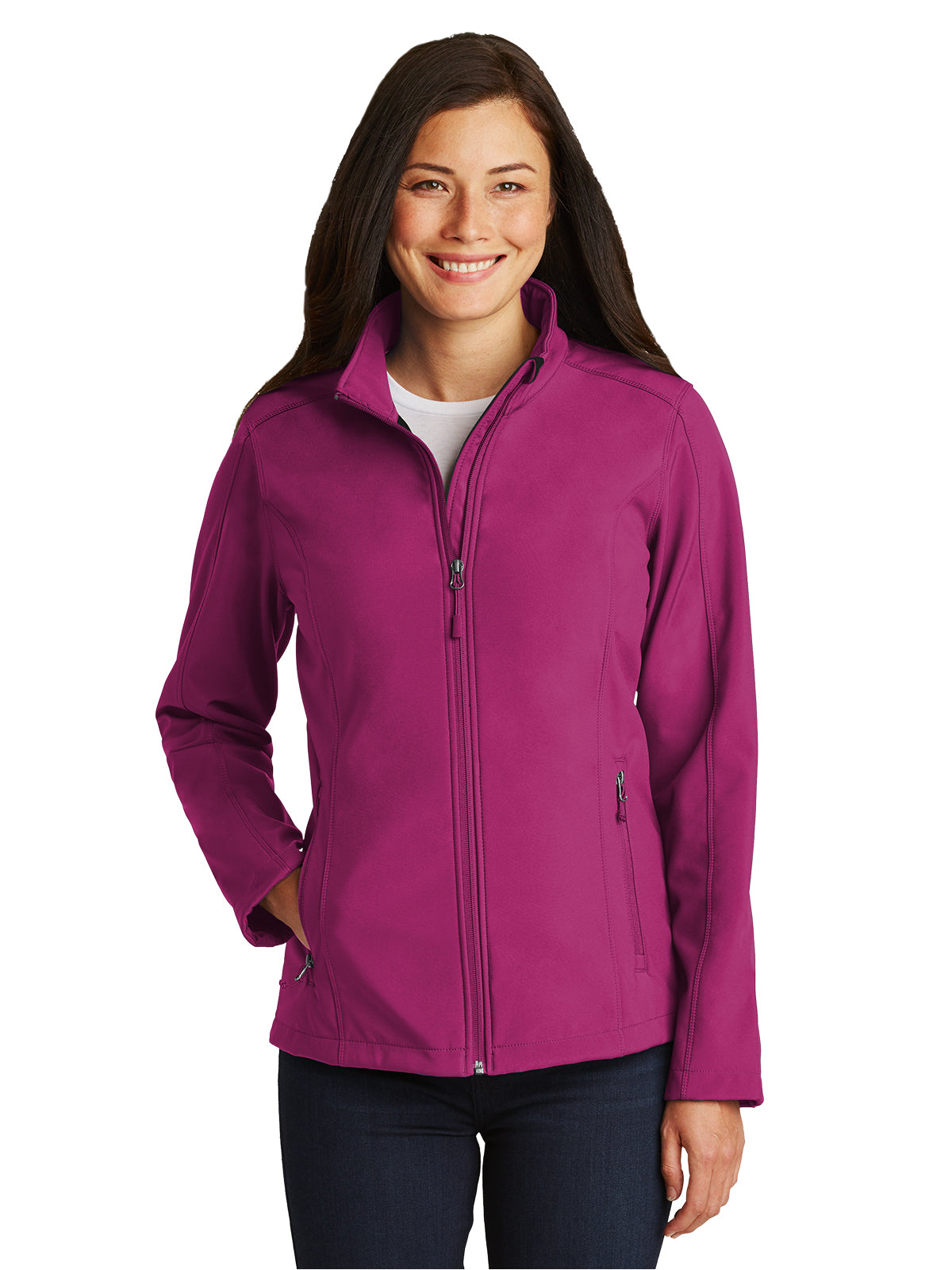 Women's Soft Shell Jacket - L317 - Very Berry
