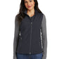 Women's Soft Shell Vest - L325 - Battleship Grey