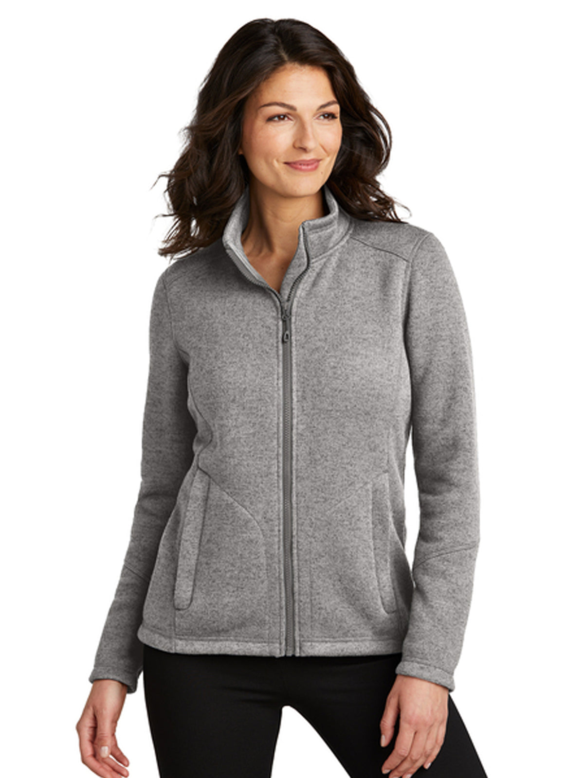 Women's 2-Pocket Arc Sweater Fleece Jacket