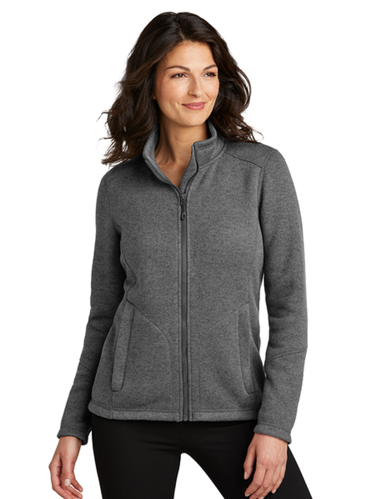 Women's 2-Pocket Arc Sweater Fleece Jacket