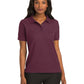 Women's Silk Touch Polo Shirt - L500 - Burgundy