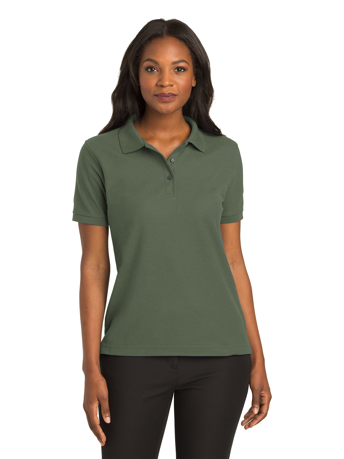 Women's Silk Touch Polo Shirt - L500 - Clover Green