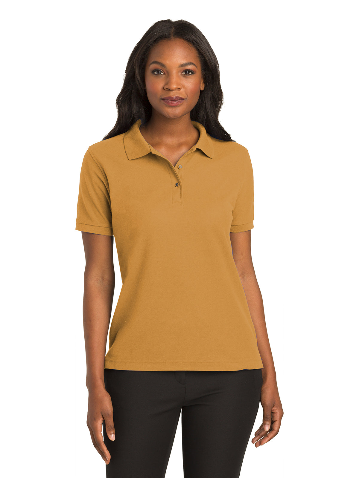 Women's Silk Touch Polo Shirt - L500 - Gold