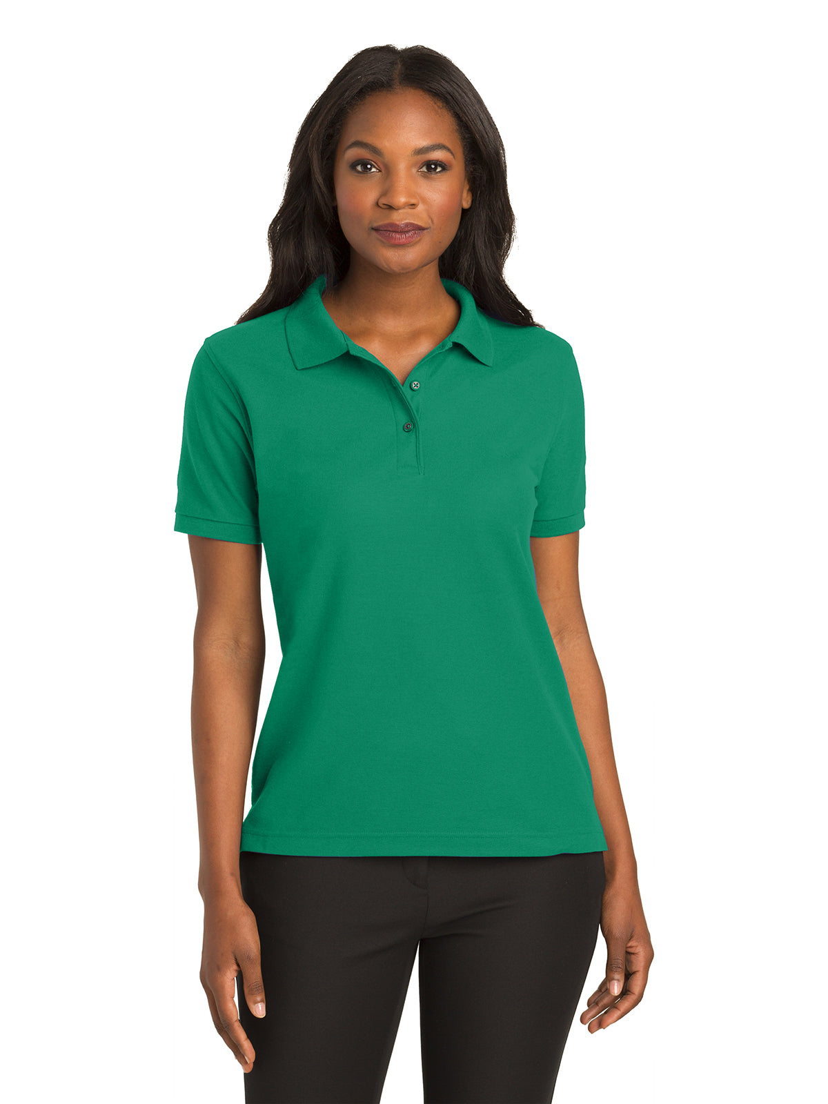 Women's Silk Touch Polo Shirt - L500 - Kelly Green