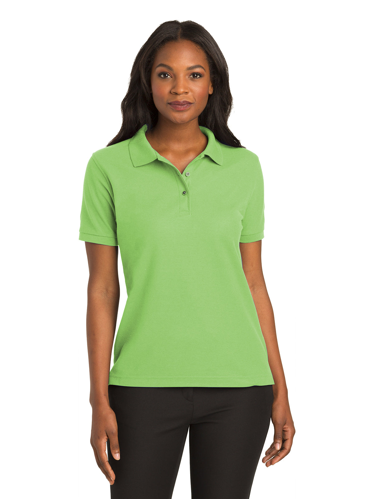 Women's Silk Touch Polo Shirt - L500 - Lime