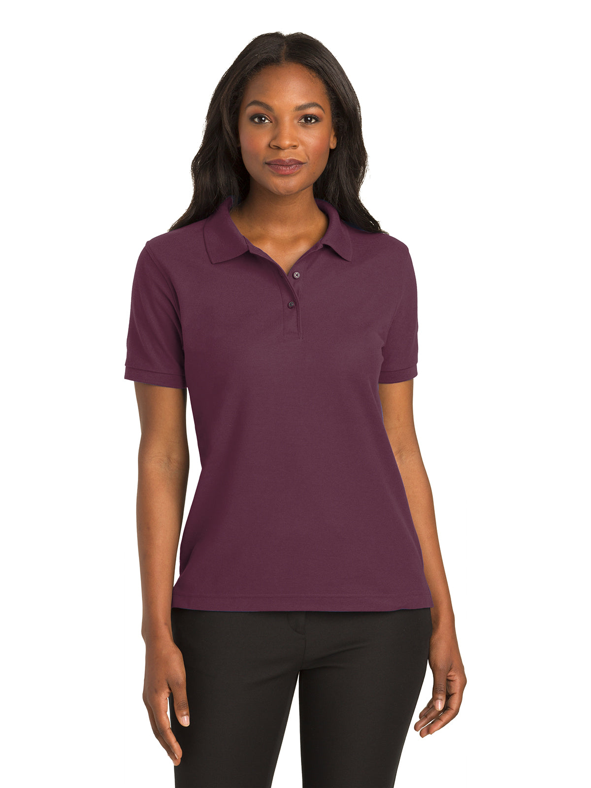 Women's Silk Touch Polo Shirt - L500 - Maroon