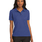 Women's Silk Touch Polo Shirt - L500 - Mediterranean Blue