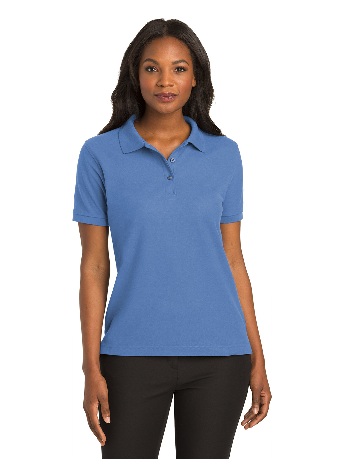 Women's Silk Touch Polo Shirt - L500 - Ultramarine Blue
