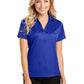 Women's Jacquard Polo  - L528 - Hyper Blue