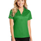 Women's Jacquard Polo  - L528 - Vine Green