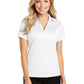 Women's Jacquard Polo  - L528 - White